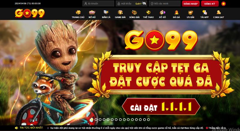 Truy cập để lấy link vào trang web Go99 chuẩn nhất